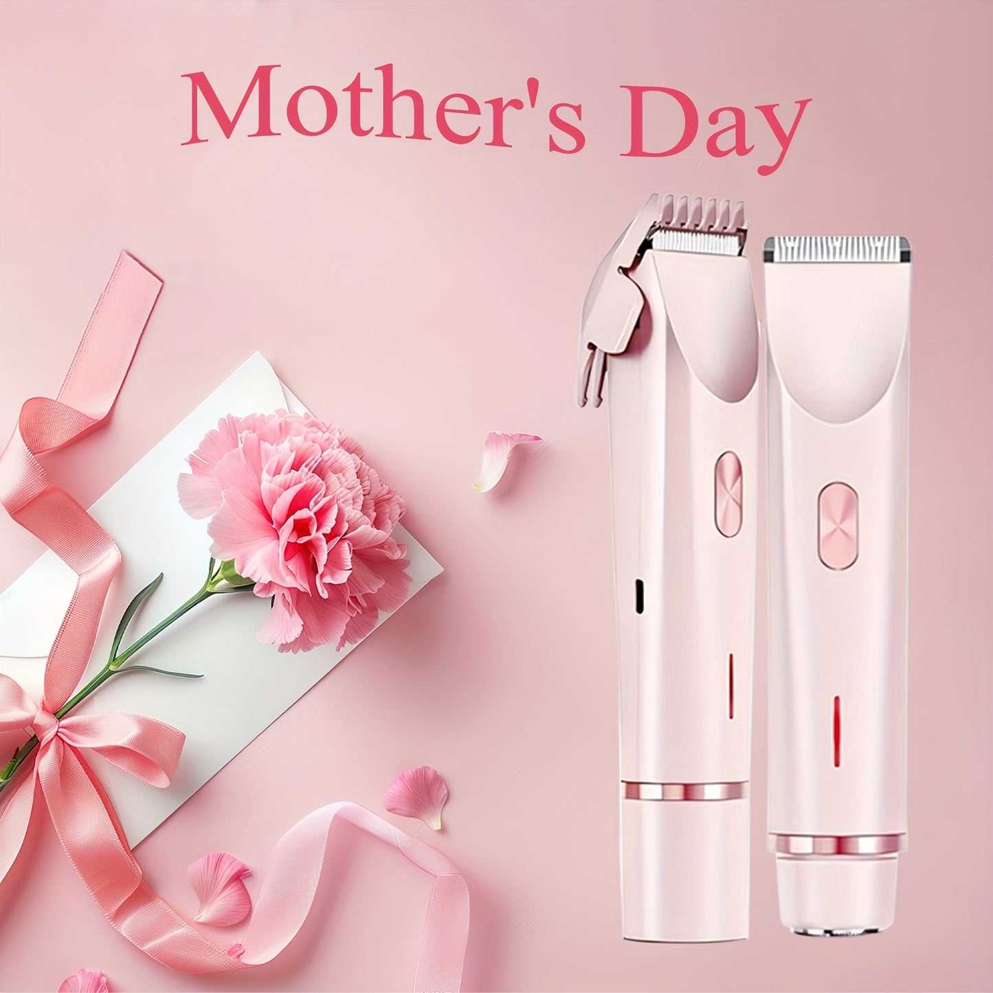 2-in-1 Women’s Dual-Head Electric Shaver & Bikini Trimmer – Gentle, Smooth, Rechargeable